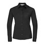 Russell Collection Ladies Long Sleeve Easy Care Cotton Poplin Shirt