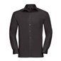 Russell Collection Long Sleeve Easy Care Cotton Poplin Shirt