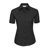 Russell Collection Ladies Short Sleeve Easy Care Cotton Poplin Shirt