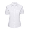 Russell Collection Ladies Short Sleeve Easy Care Cotton Poplin Shirt