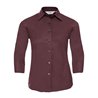 Russell Collection Ladies 3/4 Sleeve Easy Care Fitted Shirt