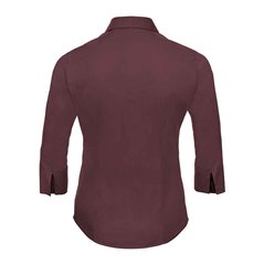 Russell Collection Ladies 3/4 Sleeve Easy Care Fitted Shirt