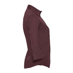 Russell Collection Ladies 3/4 Sleeve Easy Care Fitted Shirt