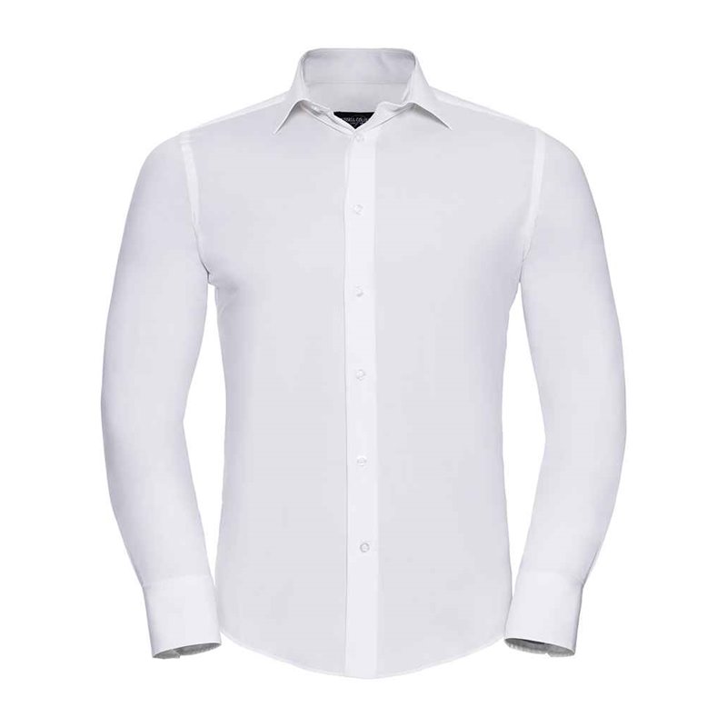 Russell Collection Long Sleeve Easy Care Fitted Shirt