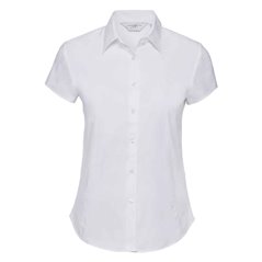 Russell Collection Ladies Short Sleeve Easy Care Fitted Shirt