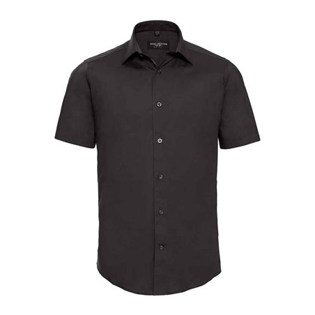 Russell Collection Short Sleeve Easy Care Fitted Shirt