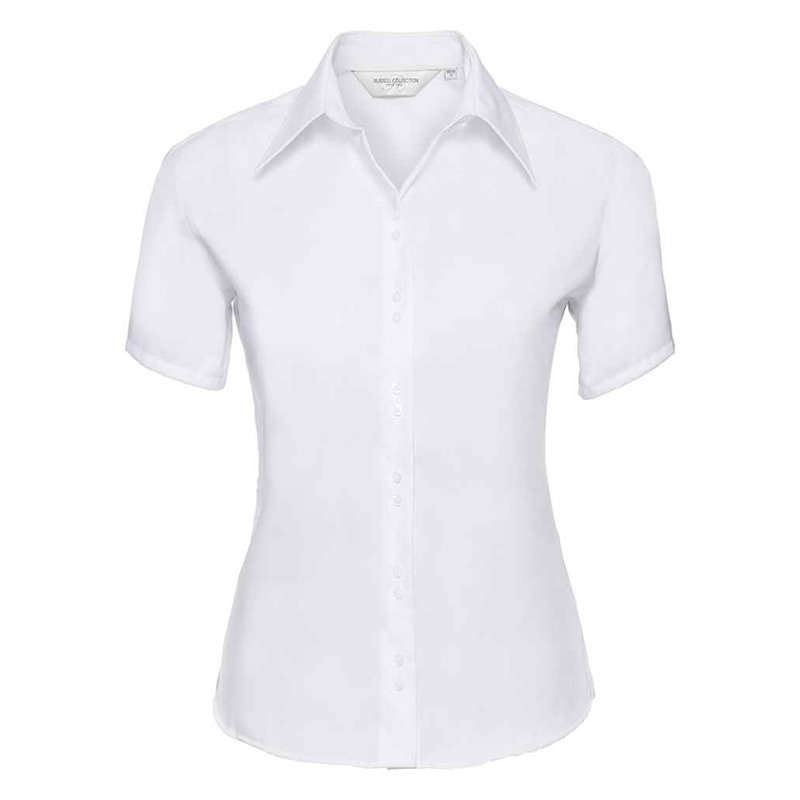 Russell Collection Ladies Short Sleeve Ultimate Non-Iron Shirt