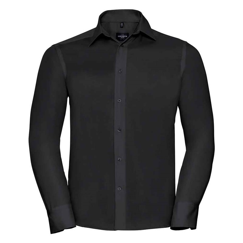 Russell Collection Long Sleeve Tailored Ultimate Non-Iron Shirt