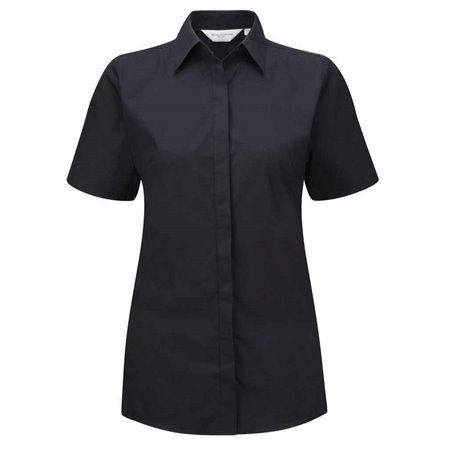 Russell Collection Ladies Short Sleeve Ultimate Stretch Shirt