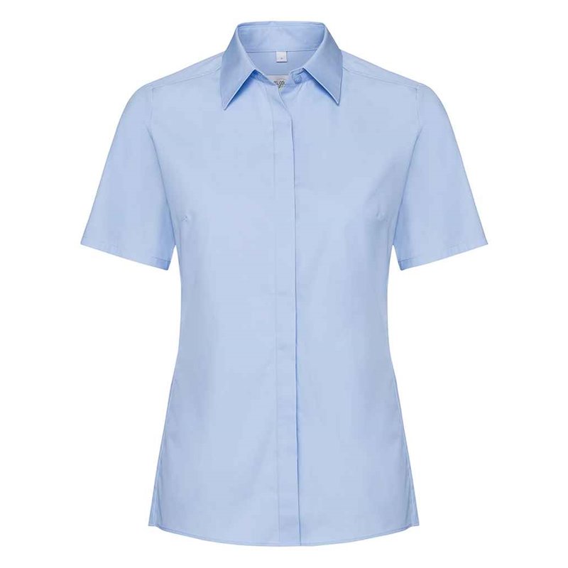 Russell Collection Ladies Short Sleeve Ultimate Stretch Shirt