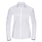 Russell Collection Ladies Long Sleeve Herringbone Shirt