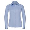 Russell Collection Ladies Long Sleeve Herringbone Shirt
