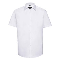 Russell Collection Short Sleeve Herringbone Shirt