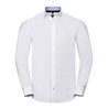 Russell Collection Long Sleeve Contrast Ultimate Stretch Shirt