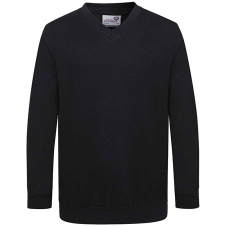 AWDis Academy Kids V Neck Sweatshirt