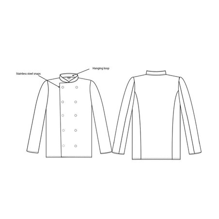 Dennys Long Sleeve Chef's Jacket