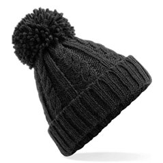 Beechfield Cable Knit Melange Beanie