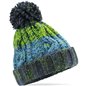Beechfield Junior Corkscrew Pom Pom Beanie