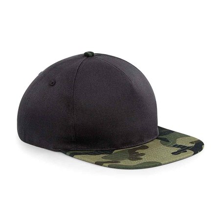 Beechfield Camo Snapback Cap