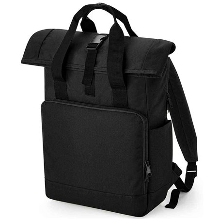 BagBase Recycled Twin Handle Roll-Top Laptop Backpack