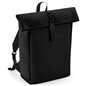 BagBase Matte PU Roll-Top Backpack