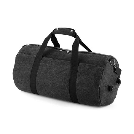 BagBase Vintage Canvas Barrel Bag