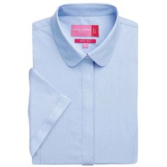 Brook Taverner Ladies Soave Short Sleeve Poplin Shirt