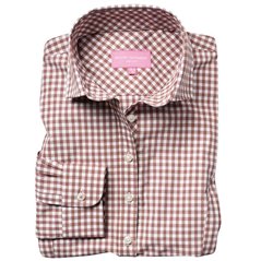 Brook Taverner Ladies Kansas Gingham Long Sleeve Shirt