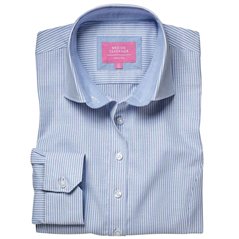 Brook Taverner Ladies Mirabel Long Sleeve Stretch Oxford Shirt