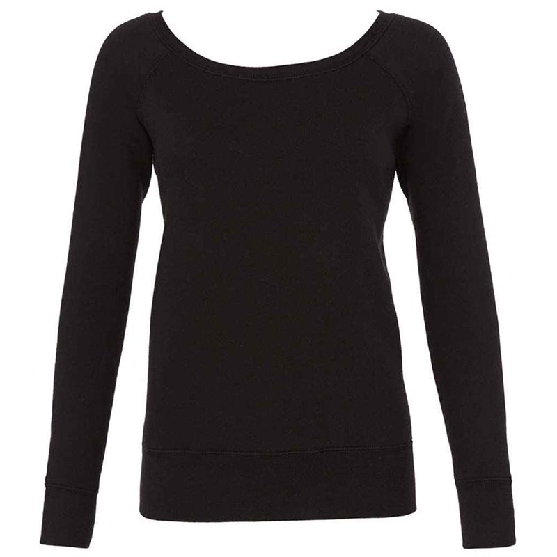 Bella Ladies Tri-Blend Sponge Fleece Wide Neck Sweatshirt