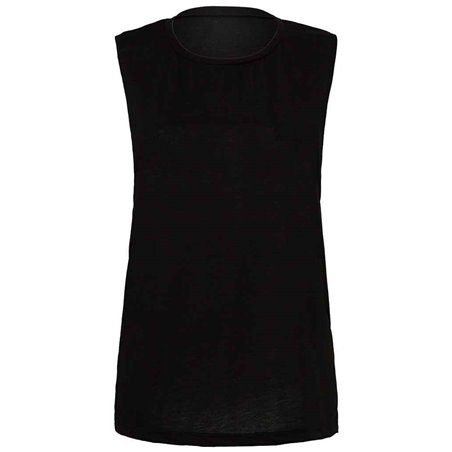 Bella Ladies Flowy Scoop Muscle Tank Top