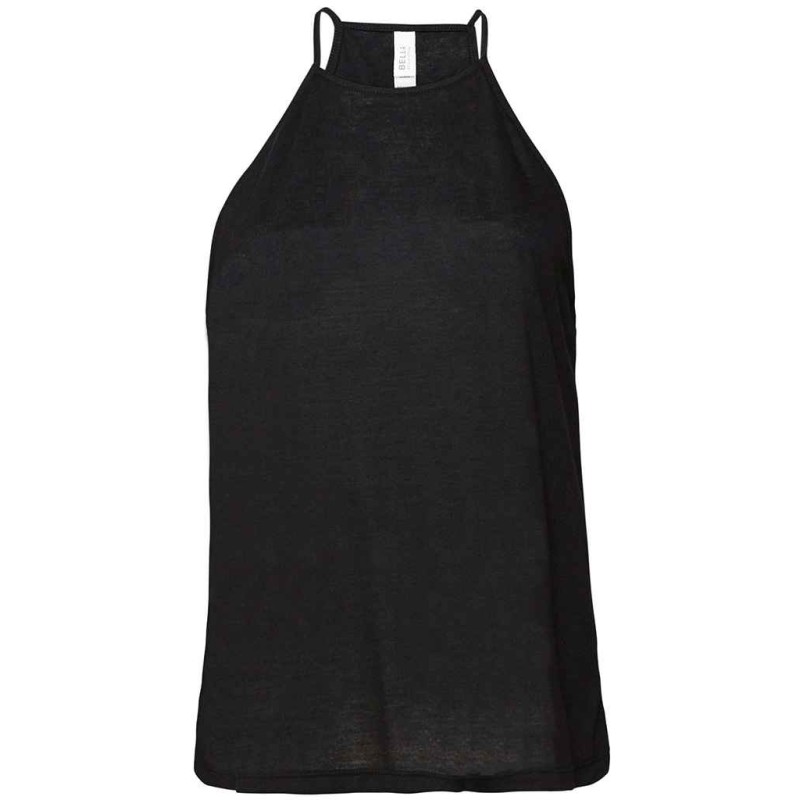 Bella Ladies Flowy High Neck Tank Top