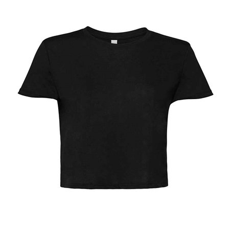 Bella Ladies Flowy Cropped T-Shirt