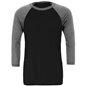 Canvas Unisex 3/4 Sleeve Baseball T-Shirt