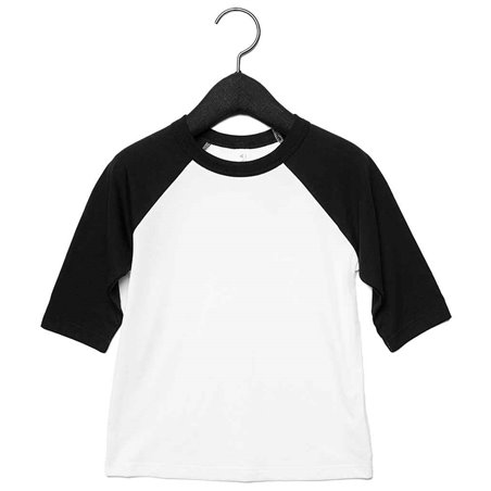 Canvas Toddler 3/4 Sleeve Baseball T-Shirt