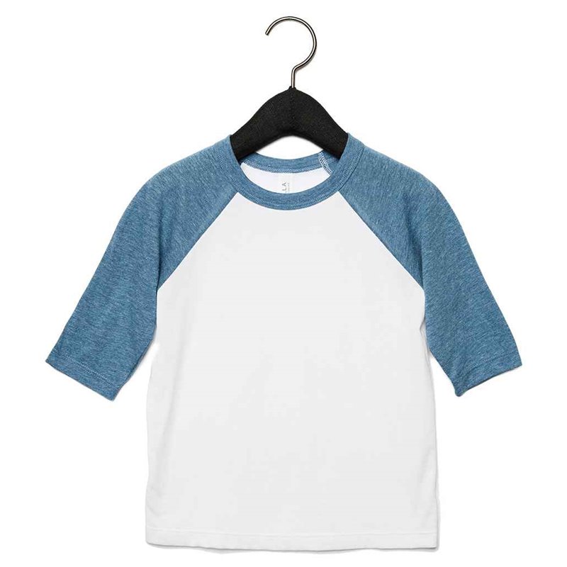 Canvas Toddler 3/4 Sleeve Baseball T-Shirt