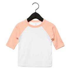 Canvas Toddler 3/4 Sleeve Baseball T-Shirt
