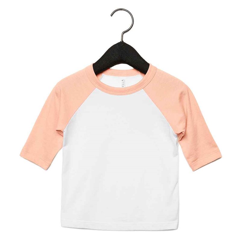 Canvas Toddler 3/4 Sleeve Baseball T-Shirt
