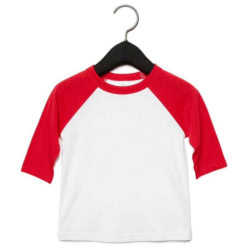 Canvas Toddler 3/4 Sleeve Baseball T-Shirt