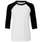 Canvas Youths 3/4 Sleeve Baseball T-Shirt