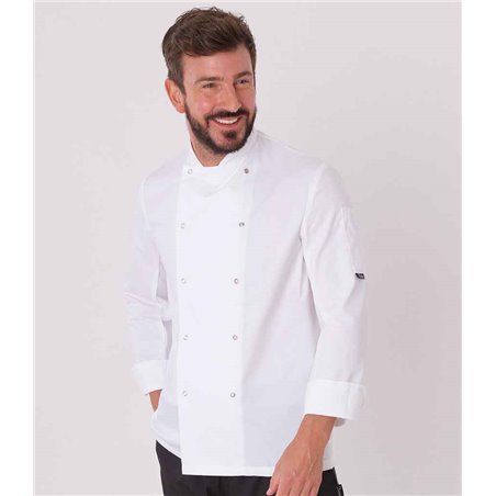 Dennys Long Sleeve Press Stud Chef's Jacket