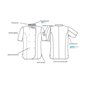 Dennys Ladies Short Sleeve Premium Chef's Jacket