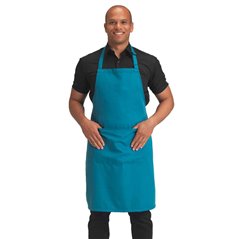 Dennys Polyester Bib Apron with Pocket