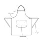 Dennys Bib Apron with Pocket