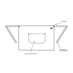 Dennys Waist Apron with Pocket