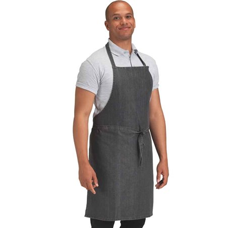 Dennys Cross Dyed Denim Bib Apron