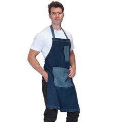 Dennys Heavyweight Denim Pocket Bib Apron