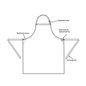 Dennys Stripe Bib Apron