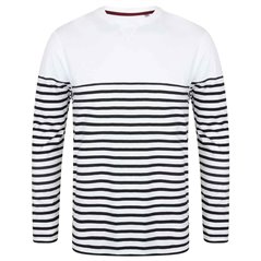 Front Row Unisex Long Sleeve Breton Striped T-Shirt