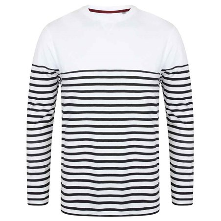 Front Row Unisex Long Sleeve Breton Striped T-Shirt